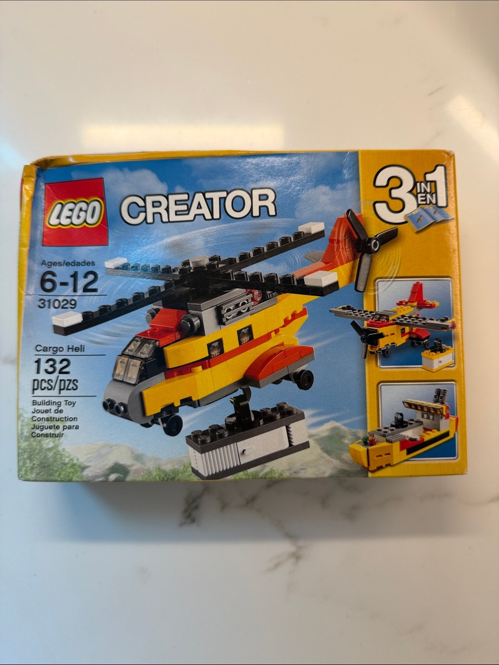 Lego Creator Cargo Helicopter - Yellow, Red & Black